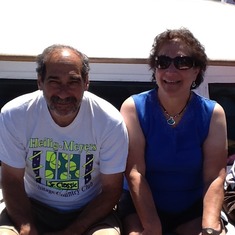 Bill and Cousin Margie on Lake Tahoe