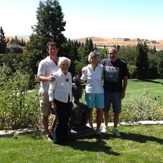 Visiting cousin Eric and Aunt Bea in California