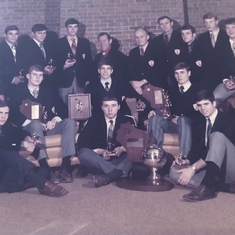 Neenah High School Boys Basketball Team, 1971. Can you find Bill and Jim?