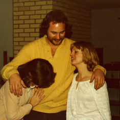 1979  Lynne, Bill and Val - New Year's Eve 