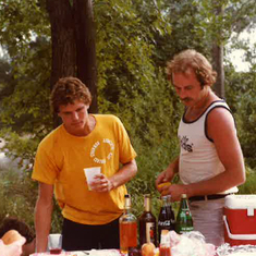 1979  Jim and Bill at Apple River
