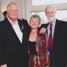 Bill, brother Jim, and sister Patti