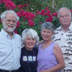 Bill with his mom and siblings