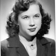 Billie in College 1948
