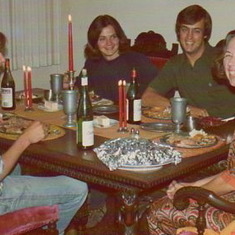 So many dinner parties (with Mike Buckwalter, Steve Carrol, Bart Daniel)