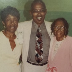 Billy and two of his favorite ladies, our mother and grandmother, Carrie Dell and Charlotte. I know they are rejoicing in heaven. Free of pain and sorrows. Until we meet again. Love you!