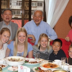 Audrey, Steve and their 4 children came to Beijing adopted a Chinese boy-John fm the orphanage.