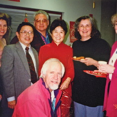 Chinese New Year Celebration,1996 (with Joan, Tom, Marilyn, Chris)