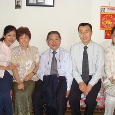 with Prof.Yang,Prof Li,Dr.Wu and Feng Hong,in the house where Prof.Lin grew up