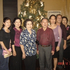 with Prof.Lin's Aunt and cousins,on Dec 26, 2007
