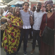 Bisi, Elisabeth Prah, Ibrahim Mahama, Sefa Gohoho at Chalewote, Accra