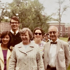 Blair was my best friend for 53 years.  This is Williams College graduation in 1971.
