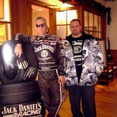Blake at Jack Daniels Distillery (Dec. 2008).