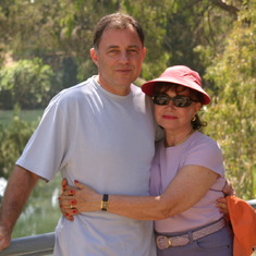 Bo with his Mum in Israel