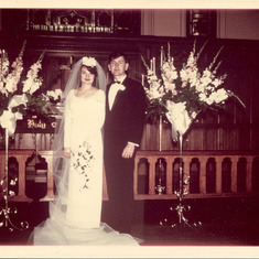 Bob Birdwell and Christine Birdwell - Wedding 1965