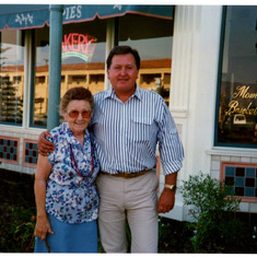 Bob Birdwell and his mother Leona