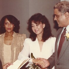 Bob and Sookie wedding, Atlanta 1985