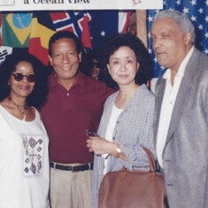 Bob with Julius and Roz Mack around 2000
