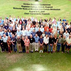 Bob at the 2006 C-1 Gordon Conference; front row 2nd from the right