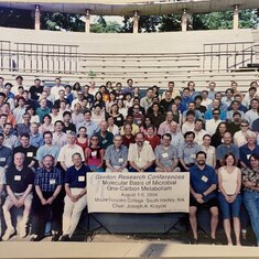Bob at the 2004 C-1 Gordon Conference; 7th row 5th from the left.