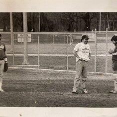 Bob playing his favorite sport in 1985. Spring Valley Sport Center in Austin, TX.