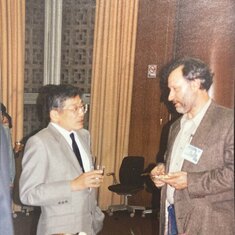 Bob and Dr. Nogami at the CO2 conference in Norman, OK, 1995.