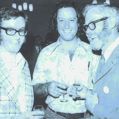 Bob in 1976 with his former postdoctoral advisor, Bruce McFadden (right), and Mike Lord (left) 