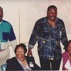 Robert, Freeman, Grandma Lula, Sharon - The Hawes Family