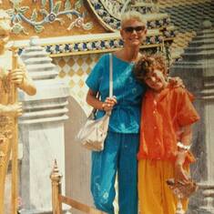 In Thailand visiting religious sites and I'm apparently dressed like a Popsicle (as a friend recently pointed out).