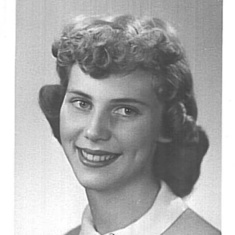 Bobbie's graduating portrait 1953 (?)