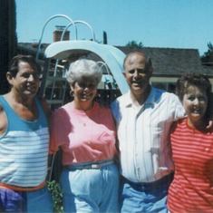 Bert and Bobbie with Dick and Dianne Miller