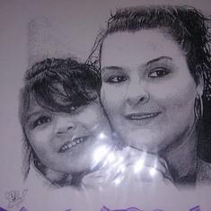 Alannah and her mom .. her Angel