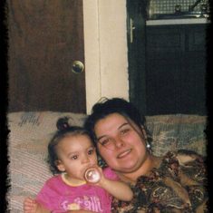 Bobbijo with her Niece Lisandra 2002