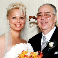 Bobb and daughter Stephanie on her wedding day