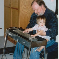 Grandpa with Emily 1998