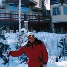 Bob at Deer Valley, UT, just waiting for his chance to ski in the next Winter Olympics!