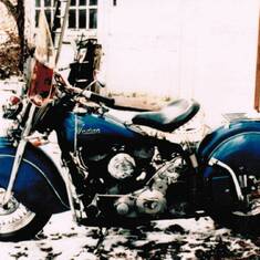 Another Bike from Bob's collection, a 1948 Indian brand motorcycle!