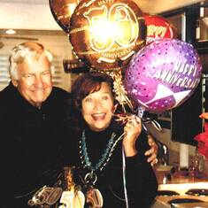 Bob and Fran, celebrating their 50th Wedding Anniversary!