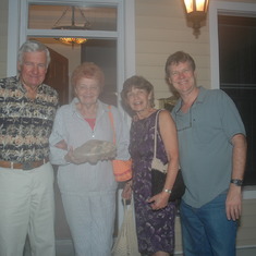 Bob, sisters Mary, Dottie & George in Orlando Dec 2006.