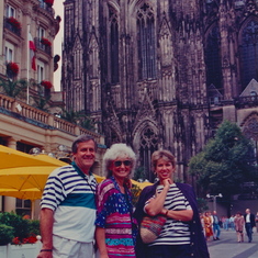 With Bob and Carol in Cologne, Germany while doing a conference for missionaries near by in 1993.