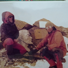 Vrchol Pik Lenina 7134 m.n.m. Bobor spolu s Pavlom z Calgary výstup v roku 1985