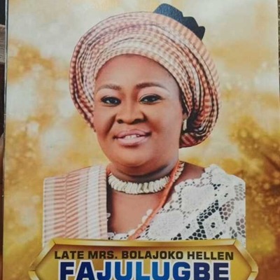 Mrs Bolajoko Helen Fajulugbe, Nee Oni