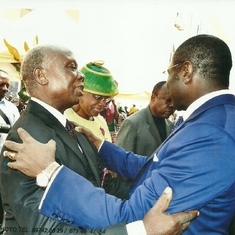 With Narcisse Mouelle Kombi-Minister of Culture (1)