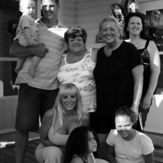 Family picture at Aiden's 1st birthday party!!