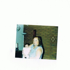Bonnie and her first grandbaby Daylin 1997