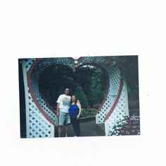 Bonnie and Robert at Dollywood in Tennessee