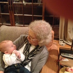 Bonnie with great grandson Inman Stratton