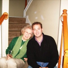 Bonnie with grandson Brad Porch
