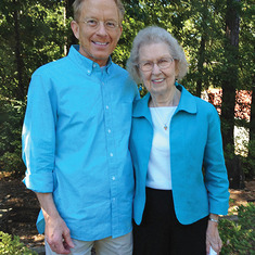 Mom & Bill on her 83rd Birthday