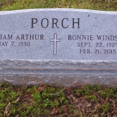 Headstone in Episcopal Church Cemetery in Oak Ridge, LA